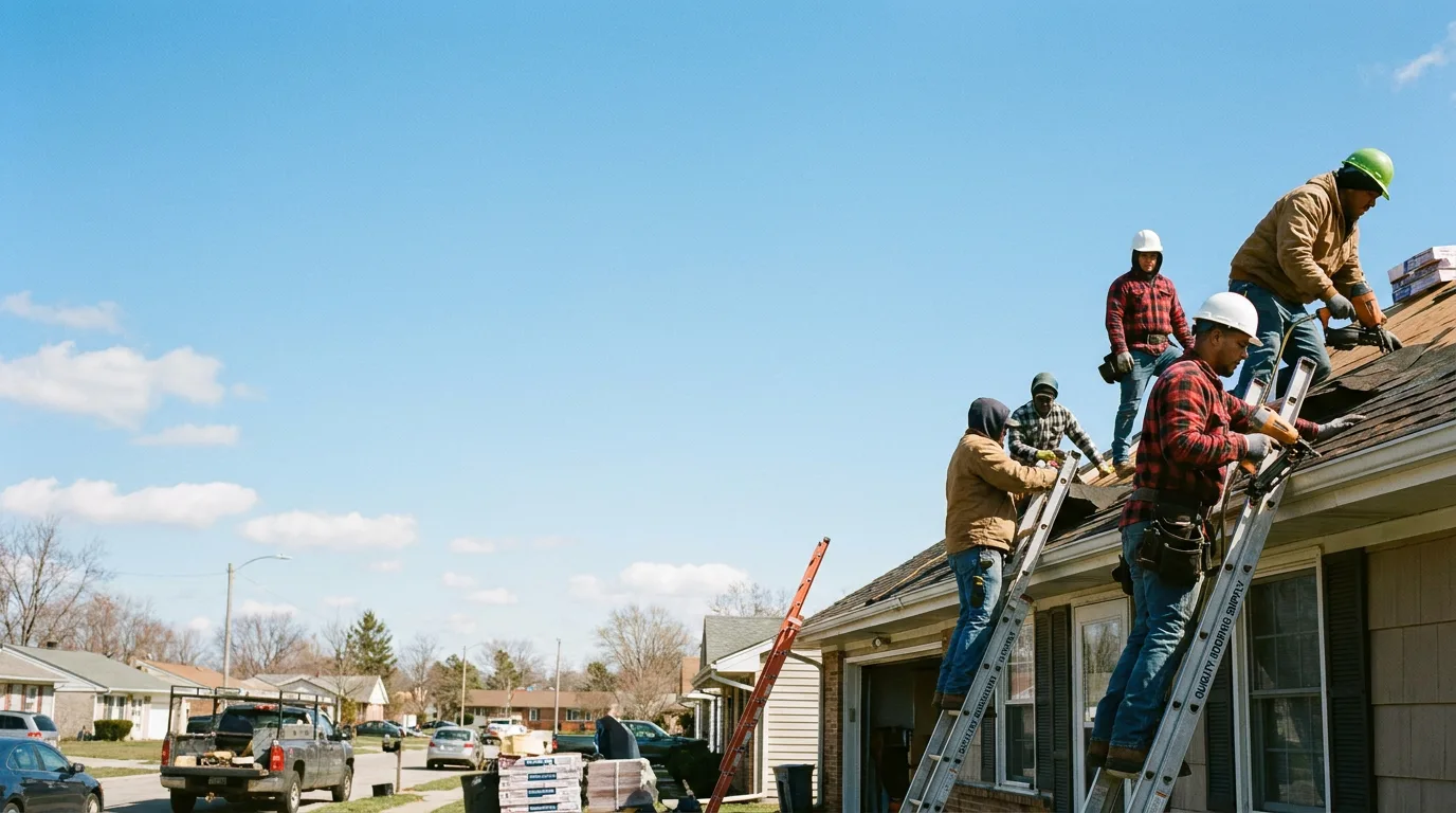 Roofing in Manteno, IL near me